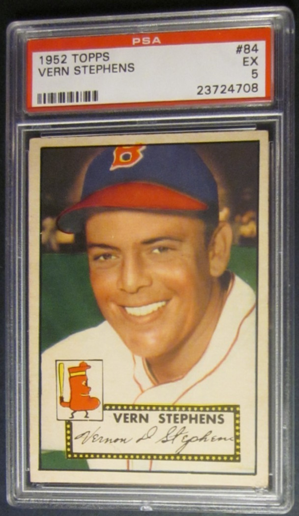 1952 Topps #84 PSA 5 Vern Stephens Red Sox