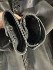 Weathervane by Weatherproof Black Leather Jacket Removable Vest Button Men’s M