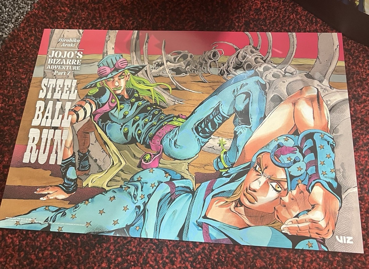 AX 2025 Exclusive STEEL BALL RUN Anime Expo POSTER JoJo's Bizarre