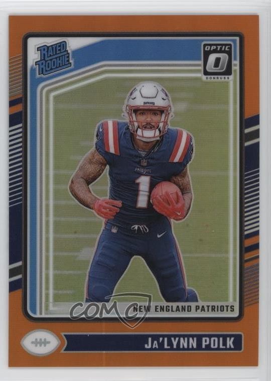 2024 Panini Donruss Optic Rated Rookie Orange Prizm 3/249 Ja'Lynn Polk #240 0w27
