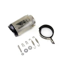 2.38" Motorcycle Exhaust Tips Slip on 60.5mm Universal Muffler Pipe Short 160mm