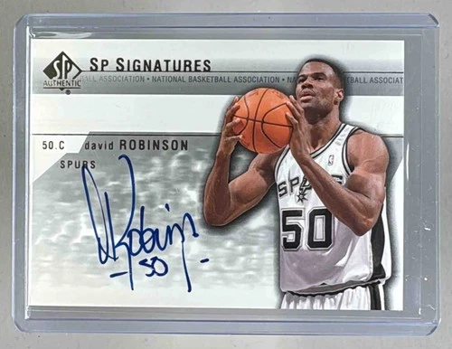 2003 SP Authentic DR-A David Robinson Signatures Auto