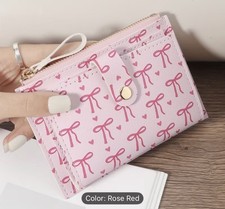 Pink Bow Card/Coin Purse **Brand New** Lovely gift idea