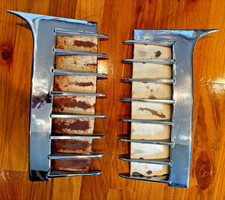 1957 Cadillac Quarter Panel Faux Vent Wind Splits Moulding Trim Convertible Cdv 1957 Cadillac Quarter Panel Faux Vent Wind Splits Moulding Trim Convertible Cdv