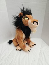 Disney Scar Plush Large 19  The Lion King Villain Retired Discontinued Simba Unc