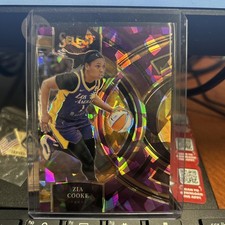 Zia Cooke 2024 WNBA Select Basketball Premier Purple #/149 #187 Sparks