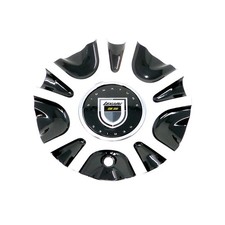 C-6471718mb Lexani Machined Gloss Black Bolt On Center Cap