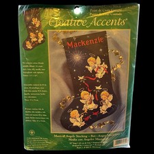 Dimensions Creative Accents Musical Angels Counted Cross Stitch Stocking Kit 16  