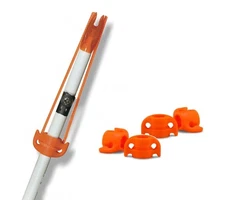 AMS Bowfishing Safety Slides Safety Slide Kit 5-Pack (Orange) M140-5-ORG