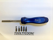 Snap-on Tools New Usa 105th Anniversary Ratcheting Screwdriver Wbits Ssdmr4bcv Snap-on Tools New Usa 105th Anniversary Ratcheting Screwdriver Wbits Ssdmr4bcv