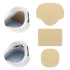 16 Pcs Shoe Heel Repair Patch Set Self-Adhesive Sneaker Inside Patches, Beige