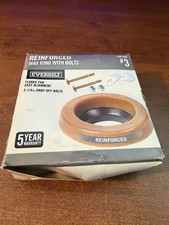 Everbilt Wax Ring Kit For Toilet Seal-Bolts Included