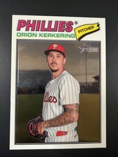 2026 Topps Heritage Chrome Orion Kerkering #300 Phillies