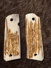 1911 Elk Antler Grips | Stag | Standard Full Size | Handmade | Premium A Grade