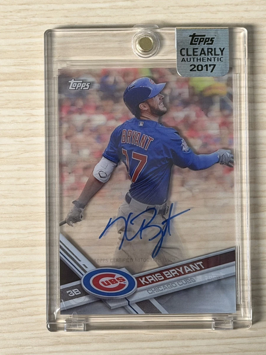 Kris Bryant Autographed Baseball Sports Trading Cards