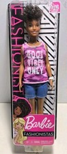 BARBIE FASHIONISTAS #128 GOOD VIBES ONLY DOLL NEW Sealed