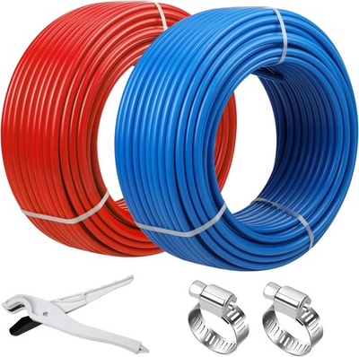 #ad #ad 1 2 Inch PEX Tubing 2 Rolls 100 Ft Flexible Pipe for Plumbing amp; Water Lines $114.24