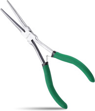 7 Inch Long Reach Needle Nose Pliers Extra Long Precision Serrated Jaw for