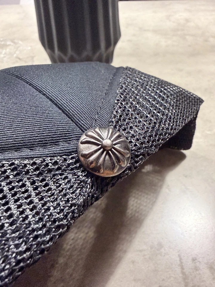 Chrome Hearts Black and White Hollywood Trucker Hat - Image 4 of 4