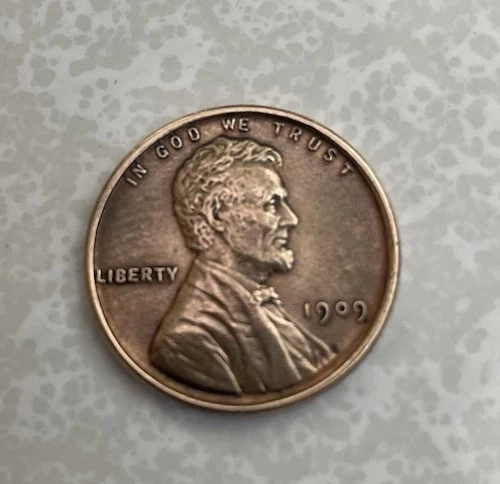 1909 P Lincoln Wheat Cent Very Good (VG) Circulated Condition 1st Year Penny 1c