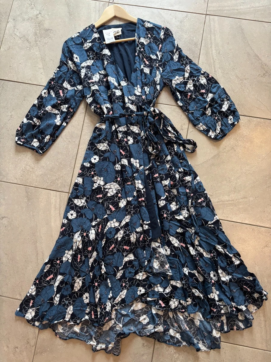slim fit dress slacks Light Blue Floral Pleated Maternity Maxi Dress – PinkBlush main image 0
