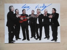 Nicolas Reyes & Tonino Baliardo "Gipsy Kings" autographs signed 20x30 cm picture