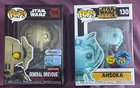 Funko Pop! LIMITED EDITION 9500 pc STAR WARS GENERAL GRIEVOUS + Ahsoka Glow