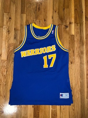 CHRIS MULLIN Champion GOLDEN STATE WARRIORS Authentic Jersey 44