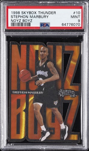 Stephon Marbury #10 1998 Skybox Thunder Noyz Boyz card
