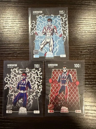 Generator VJ Edgecombe Rookie RC Bo Jackson Battle Arena First Edition Lot x3
