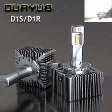 For Mercedes-Benz S550 2007-2010 D1S LED Headlight Hi/Low Beam Bulbs 6000k White