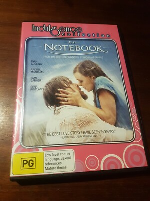 The Notebook - DVD - VGC Ryan Gosling Rachel McAdams Indulgence ...