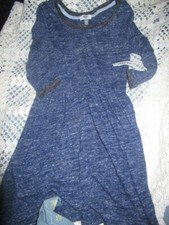 nwt Old Navy navy blue raglan dress girl 10 12 free ship USA