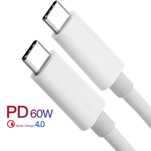 60 W câble USB Type-C vers USB C chargeur rapide cordon de charge pour Macbook 16 Samsung - Photo 1 sur 15