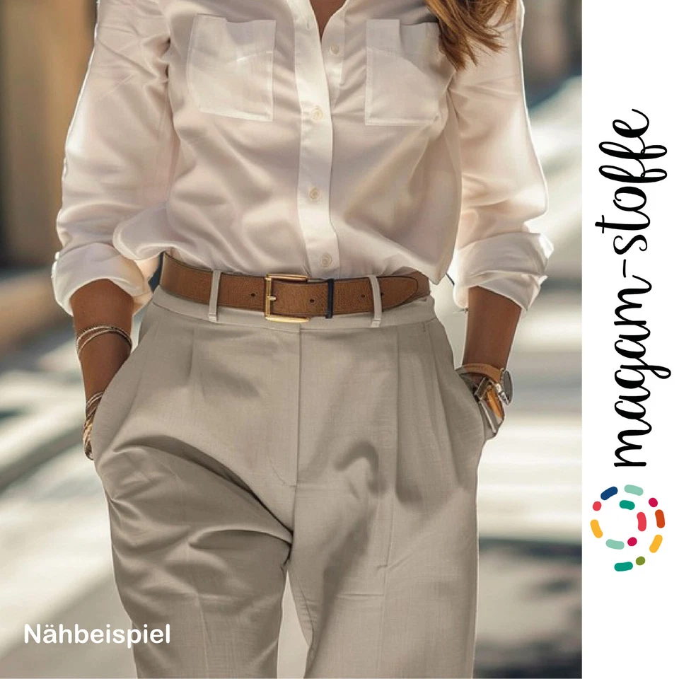 MAGAM-Stoffe "Gabardine" Anzugstoff Hosen Kleider Mänteln Meterware ab 50cm - Bild 3 von 4