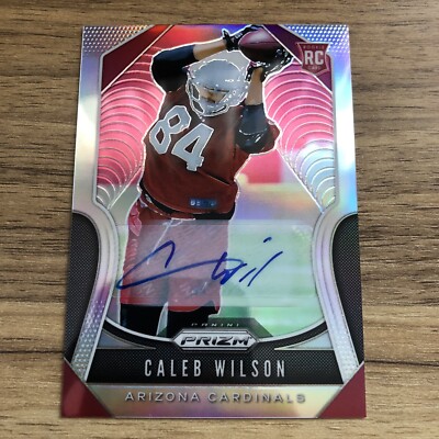 Caleb Wilson 2019 Panini Prizm Silver Prizm Rookie Card Auto #367 | eBay