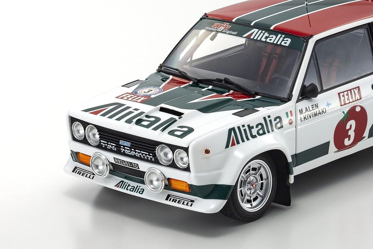 Finished Product Kyosho 1/18 Fiat 131 Abarth Rally 1978 1000