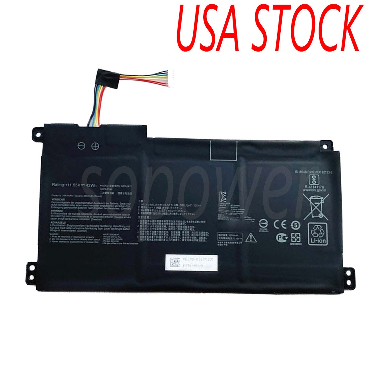 B31N1912 Battery For Asus VivoBook 14 E410 E510 L410MA E410KA L410