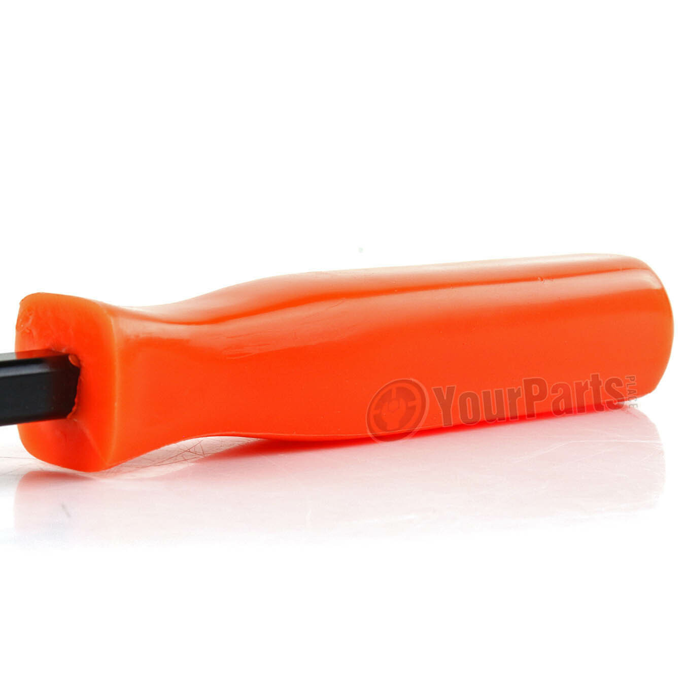 2 piece Pry Bar Set 18" & 12" Heavy Duty Curved End Sure Grip