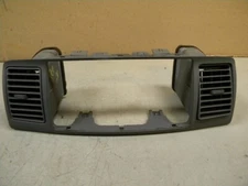 2003 07 Toyota Corolla Factory Radio bezel A/C dash vents dash trim panel gray