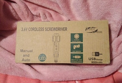 USB Elektroschrauber 3,6V leistungsstarker Schlagschrauber Elektrowerkzeug (2er Set)
