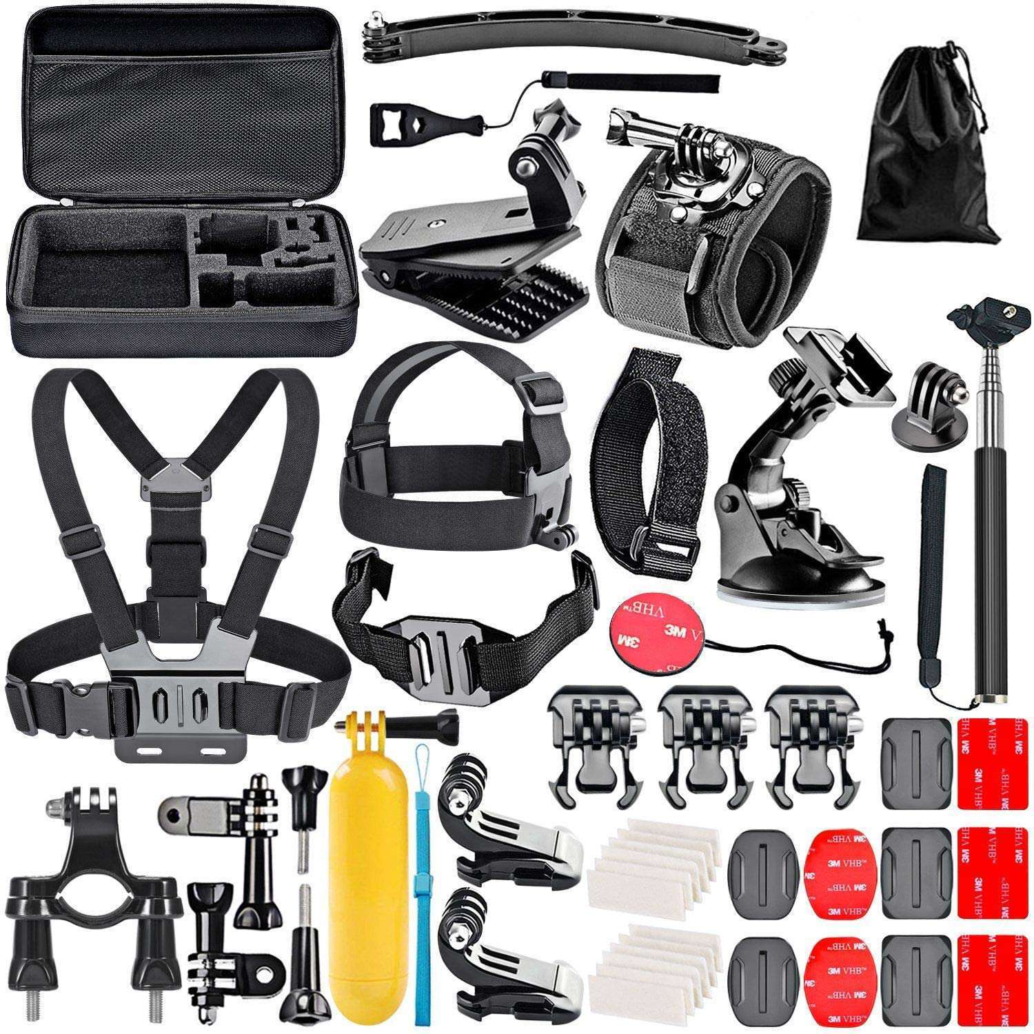 Navitech 50-in-1 Action Camera Kit For ACProPlus 4K60FPS WiFi Action Camera