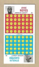 2015 Topps Heritage '66 Baseball Punchboard JOSE REYES/STARLIN CASTRO #66P-4 /50