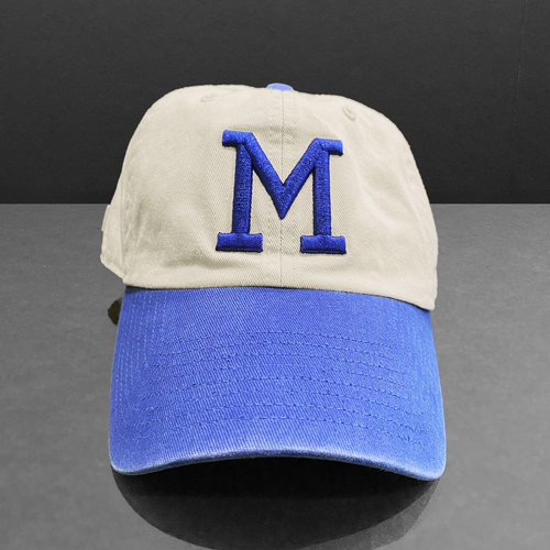 Milwaukee Brewers 47’ Brand Retro Logo Two Tone Clean-Up Adjustable Hat - NWOT