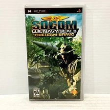 SOCOM U.S. Navy SEALs: Fireteam Bravo 3 - Sony PSP - Tested & Working