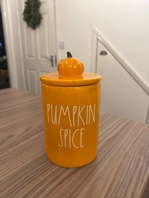 Rae Dunn Orange Topper Kerze Pumpkin Spice Halloween