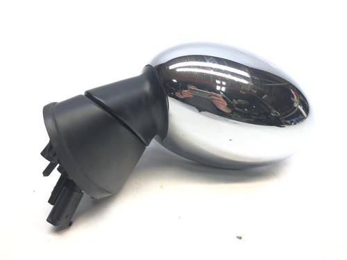 2002 - 2008 Mini Cooper S Model Left Drivers Side Power Door Mirror Chrome Cover
