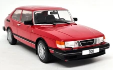 MCG 1/18 - Saab 900 Turbo Red 1981 Diecast Scale Model Car