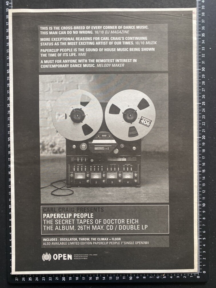 Paperclip People 1997 Advert Poster