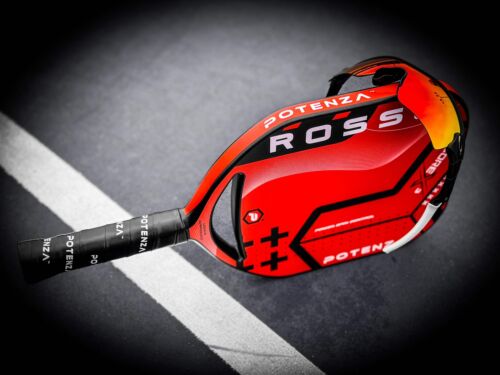 POTENZA “ROSSO+” Pro Pickleball Paddle (Carbon Fiber, 21mm COREx3 Open Throat) - Picture 2 of 12